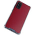 Burgundy Solid Galaxy S20 FE Clear Case